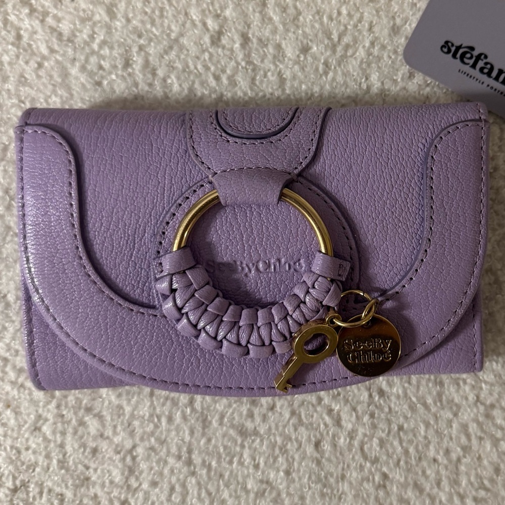NEW See by Chloe lilac compact wallet